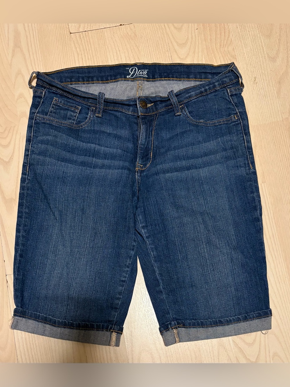 Old Navy Diva Women’s Dark Blue Relaxed Denim Shorts